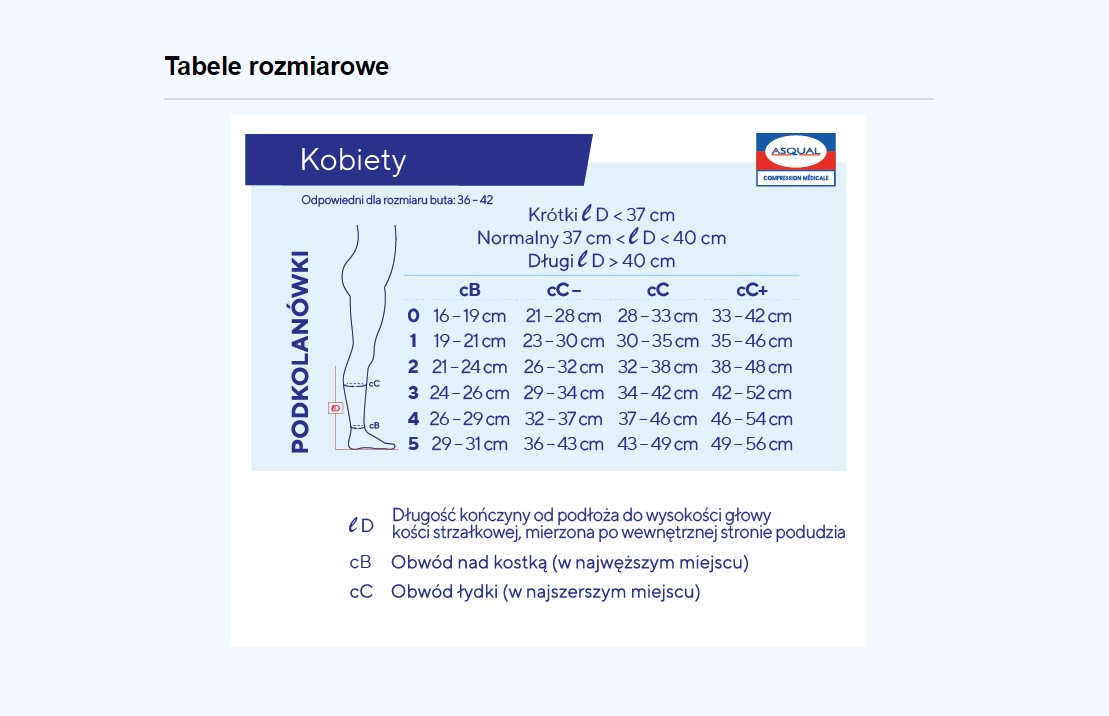 Podkolanówki Venoflex Secret kl.2 rozm.1 czarne